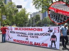 CNTE amenaza con tomar el AICM en pleno inicio del Mundial