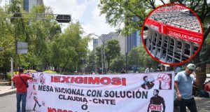 CNTE amenaza con tomar el AICM en pleno inicio del Mundial