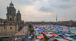 CNTE reorganiza su plantón en el Centro Histórico y anuncia movilizaciones