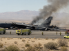 Bombardero B-52 se estrella al despegar en base militar de California