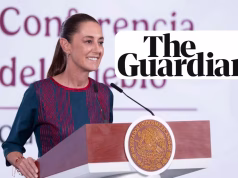 The Guardian destaca a Sheinbaum como la líder de izquierda más popular del mundo