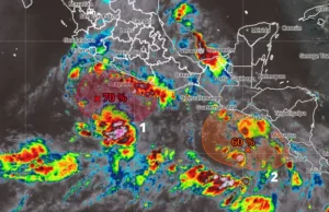 Ciclones amenazan el Pacífico con lluvias torrenciales y oleaje de hasta cinco metros