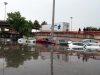 Lluvias en la zona sur del área metropolitana provocan inundaciones y cortes viales