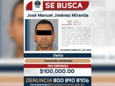 Ofrecen 100 mil pesos por el paradero del exjefe de escoltas del alcalde asesinado de Uruapan