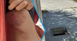 Estudiante de danza cae en alcantarilla sin tapa en Monterrey y denuncia negligencia