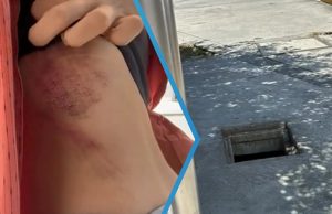 Estudiante de danza cae en alcantarilla sin tapa en Monterrey y denuncia negligencia
