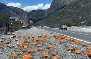 Congreso de NL exige investigar daño ecológico por pintura naranja en La Huasteca