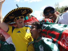 Aficionados mexicanos y suecos protagonizan partido amistoso y convivencia en Monterrey