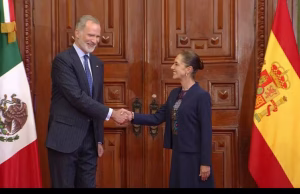Felipe VI visita México y se reúne con Sheinbaum tras siete años de distancia diplomática