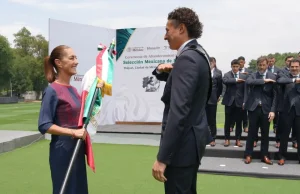 Claudia Sheinbaum abandera a la Selección Mexicana rumbo al Mundial 2026