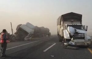 Nueve muertos y diez heridos deja choque múltiple en autopista de Jalisco