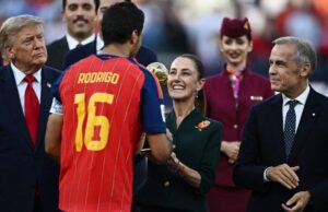 Presidenta Sheinbaum participa en la premiación de la final del Mundial