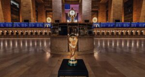 Grand Central Terminal acoge la cuenta regresiva para la final del Mundial 2026