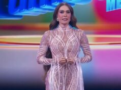 Impresionante vestido de luces LED de Galilea Montijo en La Casa de los Famosos