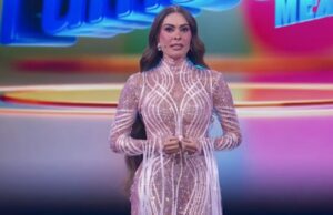 Impresionante vestido de luces LED de Galilea Montijo en La Casa de los Famosos