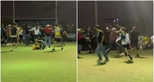 Golpiza tras partido de futbol se viraliza en Monterrey