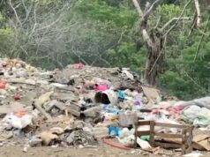 Autoridades ambientales clausuran terreno usado como tiradero en La Huasteca
